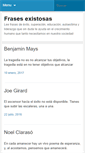 Mobile Screenshot of frasesexitosas.com